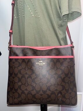 Coach Signature File Crossbody